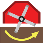 Rotavator Icon